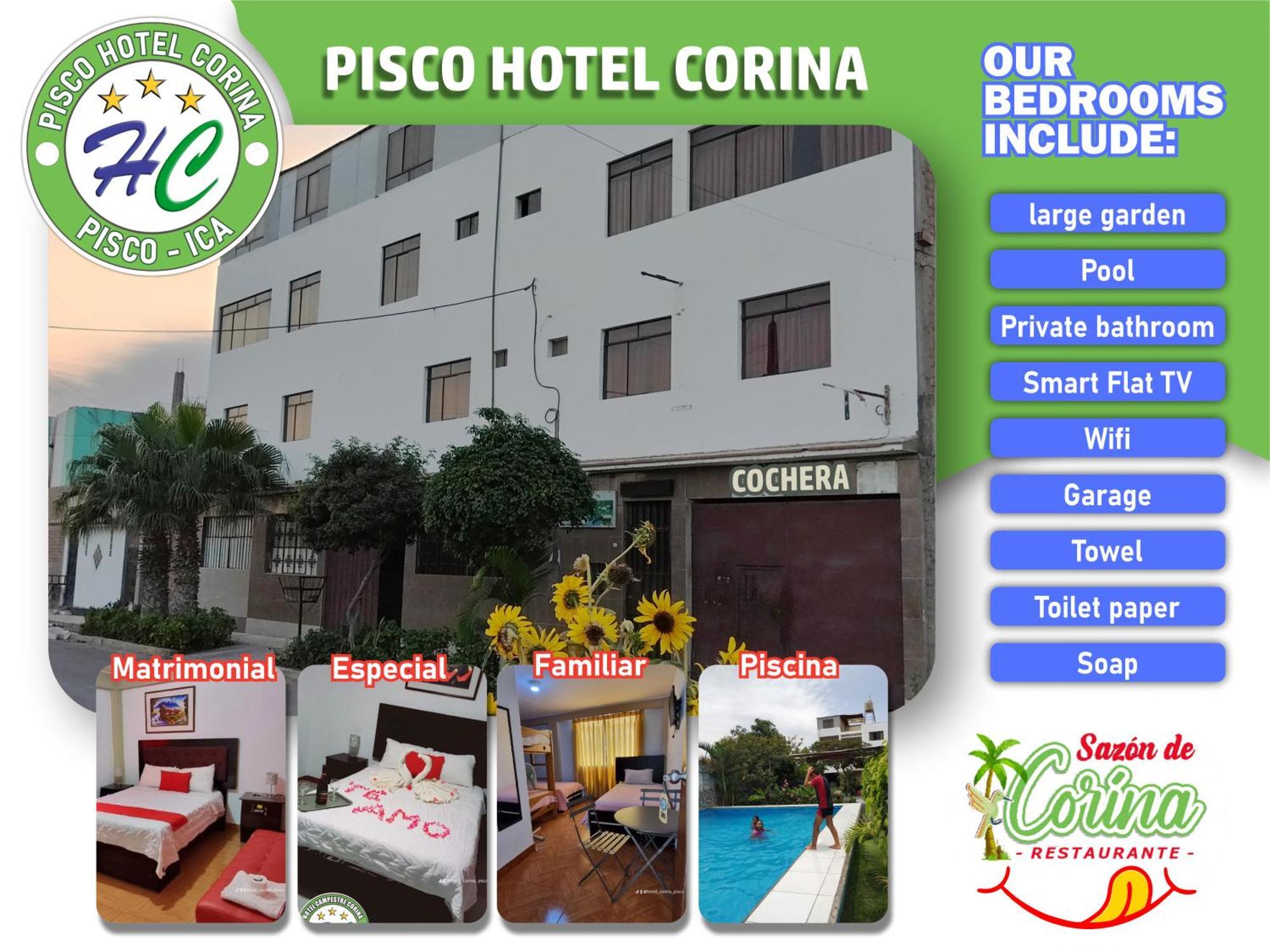 Hotel Campestre Corina Pisco Extérieur photo